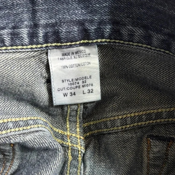 GUESS JEANS Medium Wash Bootcut Jeans 34 x 32 Y2K